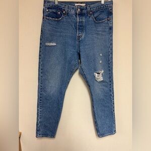 Levi's Wedgie High Rise Tapered Leg Jean Size 31